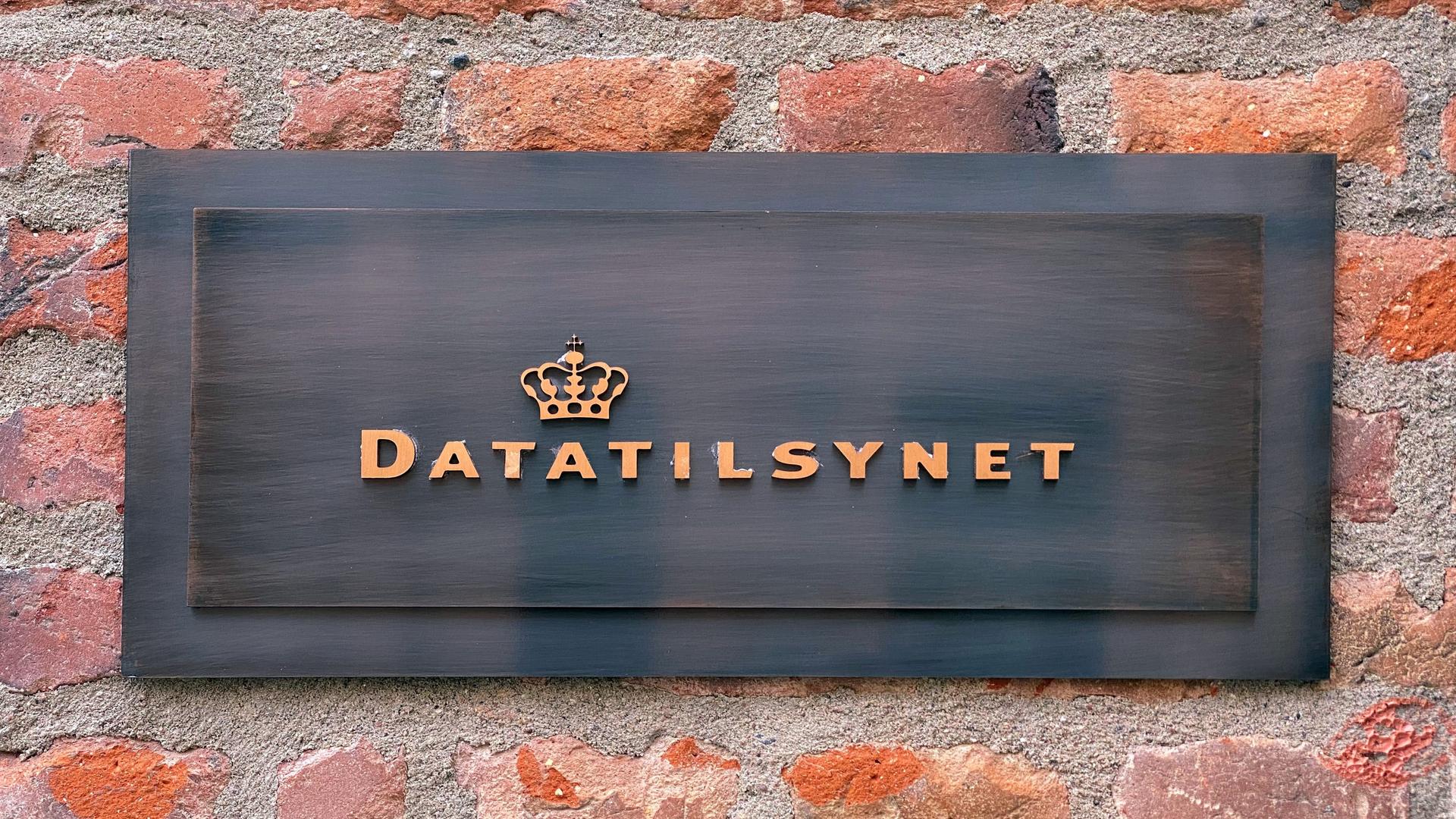 Skilt for Datatilsynet. 